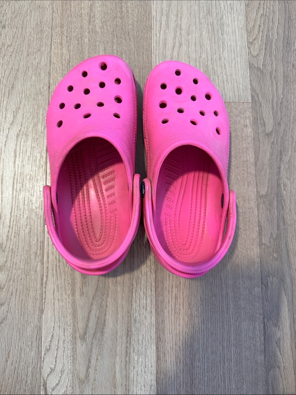 Crocs-Kids preloved Pink shoes